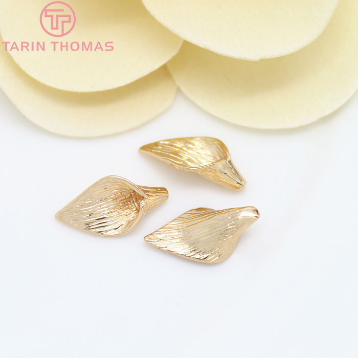 (3603)6PCS 8x14MM 10x19MM 24K  - Bead Cap Flower review and price