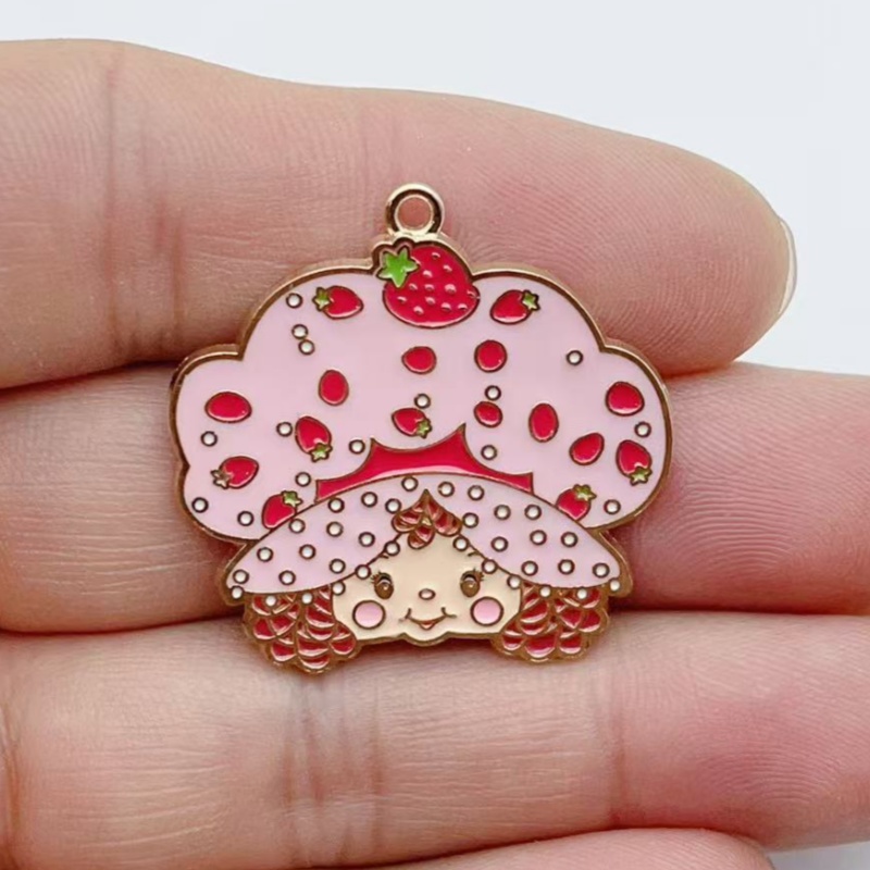10pcs Cute Little Girl Enamel  - Jewelry Making Factory review and price