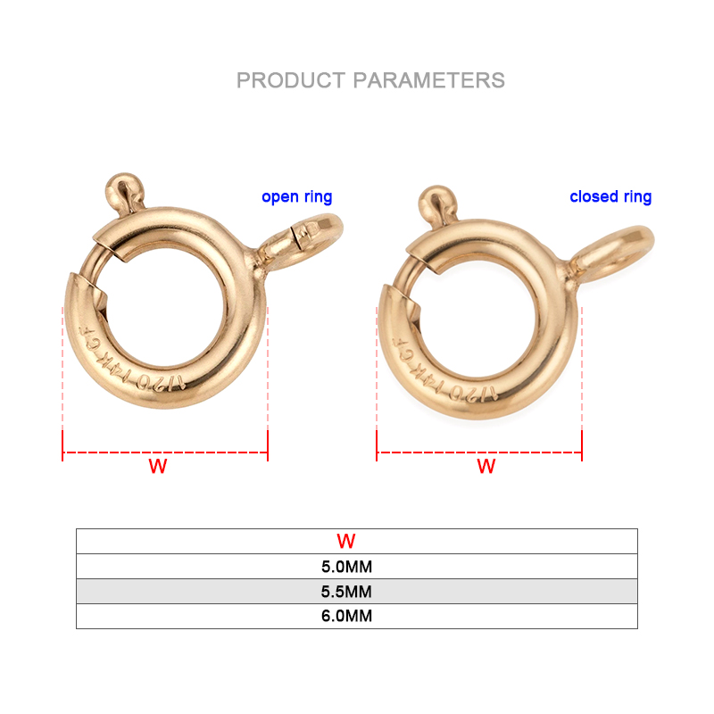 14K Gold Filled Spring Ring Cl - Jewelry Making Equipment review and price