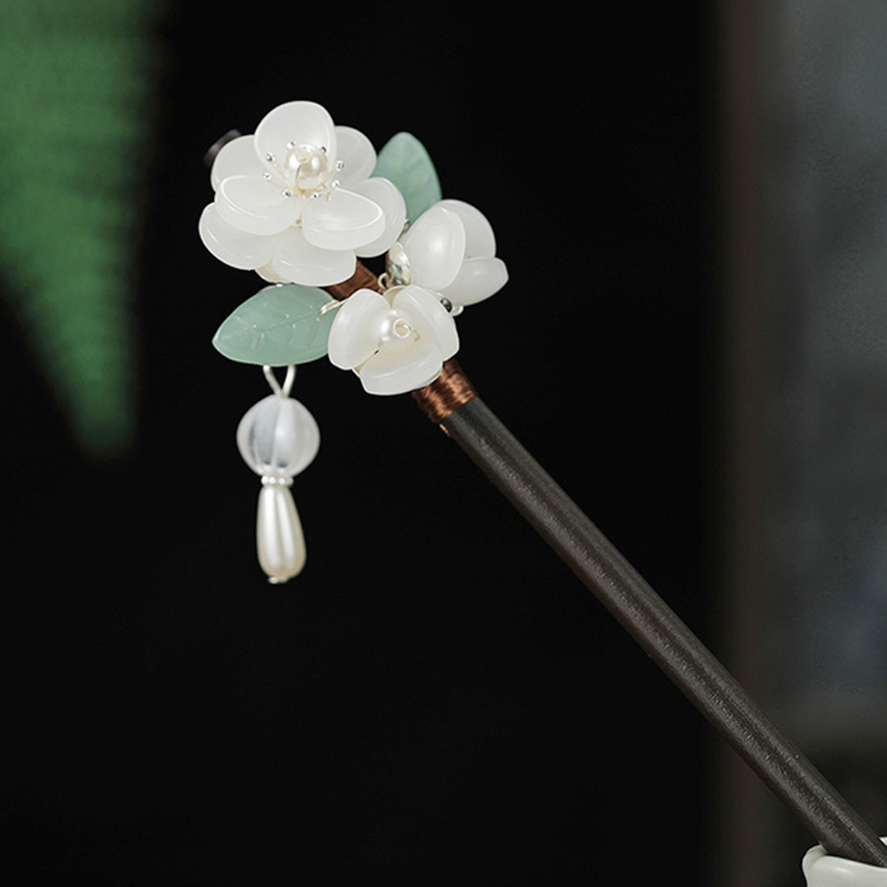 Retro Flower Hairpin With Pear - Jewelry Making Adults review and price