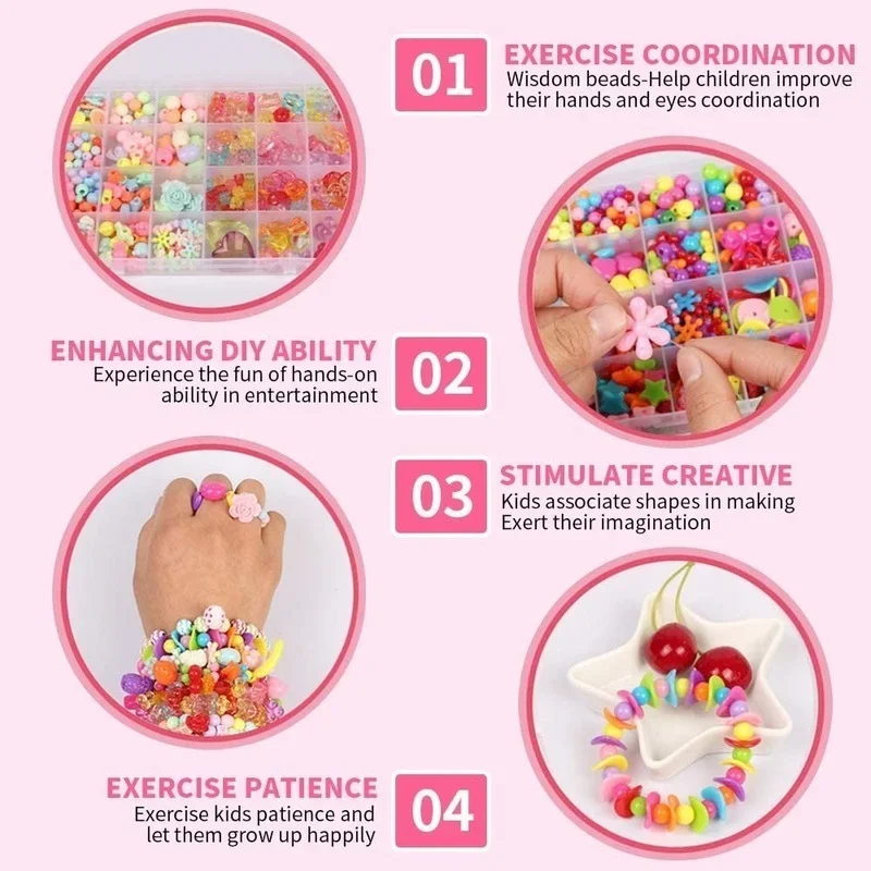 Girls DIY Bead Set Jewelry Mak - Jewelry Making Kit For Kids review and price